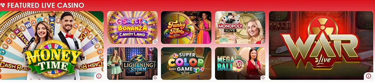 Red Casino live games