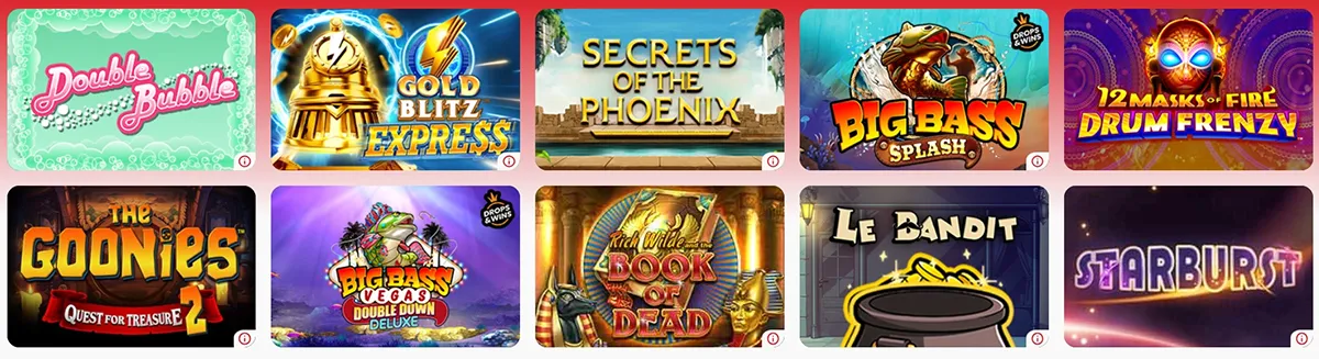 Red Casino top slots